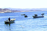 Fishing Boats at Tehuamixtle