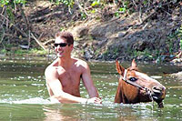 Swim With Your Horse in Puerto Vallarta