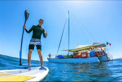 Paddle Board in Marietas Island