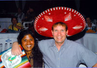 Us at the La Iguana Mexican Fiesta
