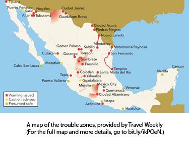 Mexico Hot Zone map